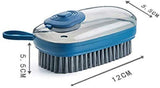 Washbasin Plastic Cleaning Brush with Liquid Soap Dispenser