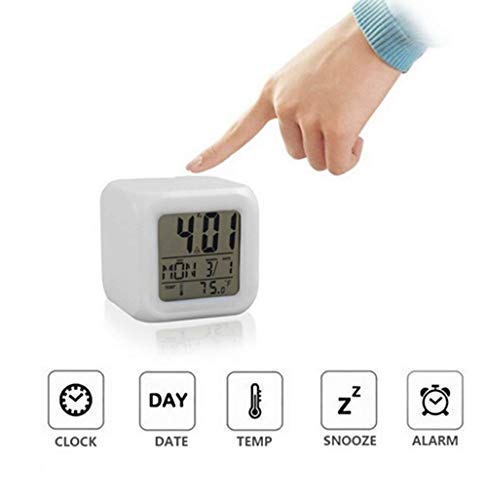 Digital Alarm  - Automatic 7 colour changing clock