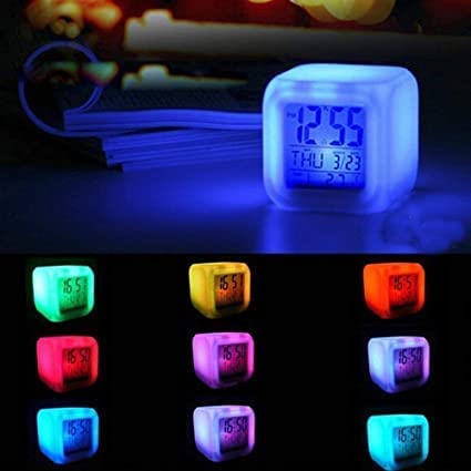 Digital led alarm clock - 7 COLOR CLOCK