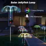Solar Jellyfish Light, Solar Garden Light Outdoor Jellyfish Shape Solar Yard Lights Decorative (4 piece)