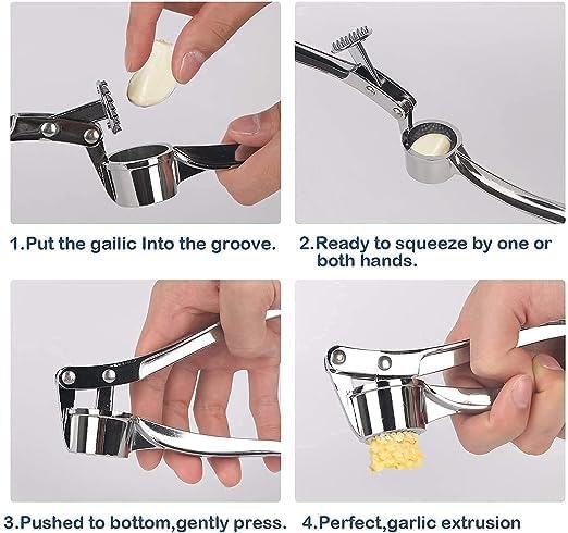 Garlic Press Crusher