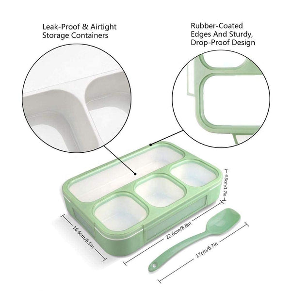 4 Compartment Thermal Insulated Lunch Box