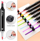 Dual Tip Colourful Art Markers  48 Colours