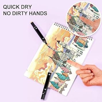 Dual Tip Colourful Art Markers  48 Colours