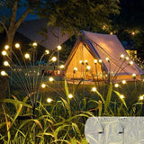 6 Led Solar Firefly Solar Garden Lights Outdoor Solar Firefly Lights Waterproof Decorative Lights(2 pieces)