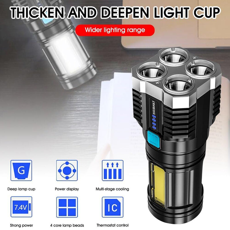 4 LED Torch Light