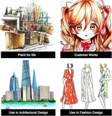 Dual Tip Colourful Art Markers  48 Colours