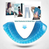 Egg Seater Gel Cushion, Seat Flex Pillow, Gel Silicon Seat Cushion Pad for Car