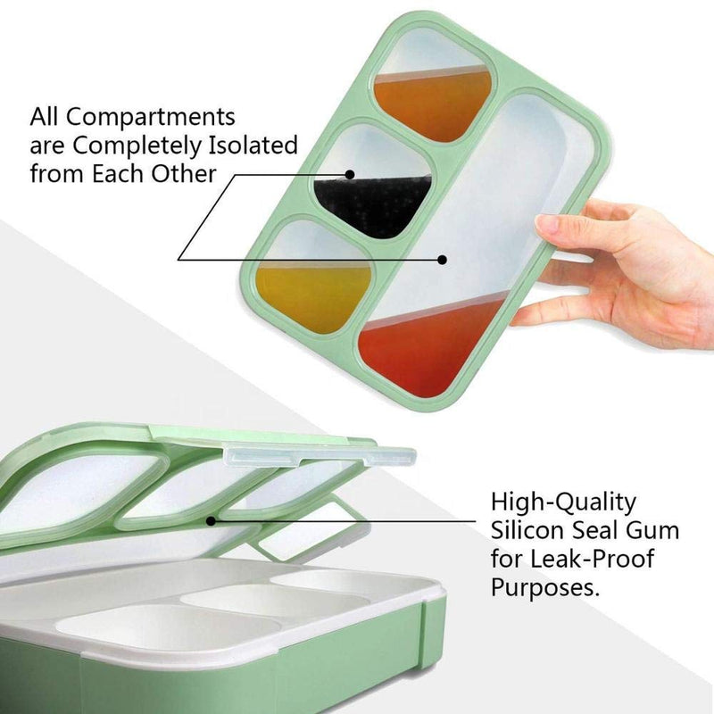 4 Compartment Thermal Insulated Lunch Box