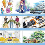 Dual Tip Colourful Art Markers  48 Colours