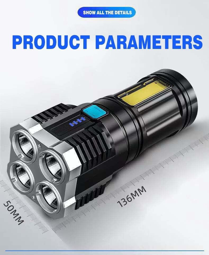 4 LED Torch Light