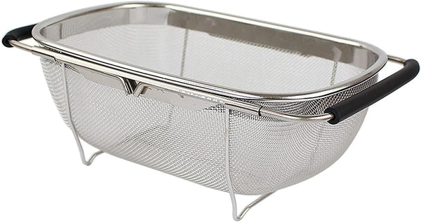 ADJUSTABLE STEEL SINK DRAIN BASKET
