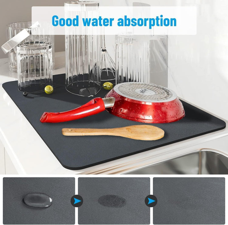 DISH DRYING MAT KITCHEN MAT
