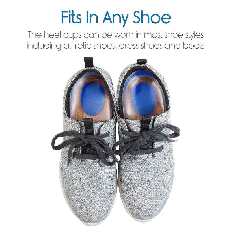 Silicone Gel Blue Heel Cup Pad