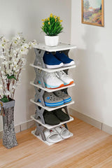 6 LAYER FOLDABLE SHOE RACK