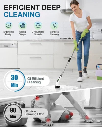 9 in 1 Electric Spin Scrubber