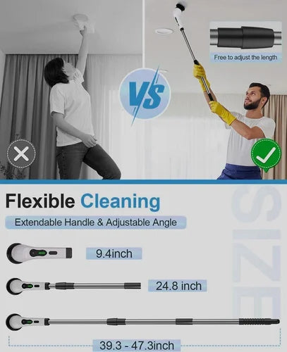 9 in 1 Electric Spin Scrubber