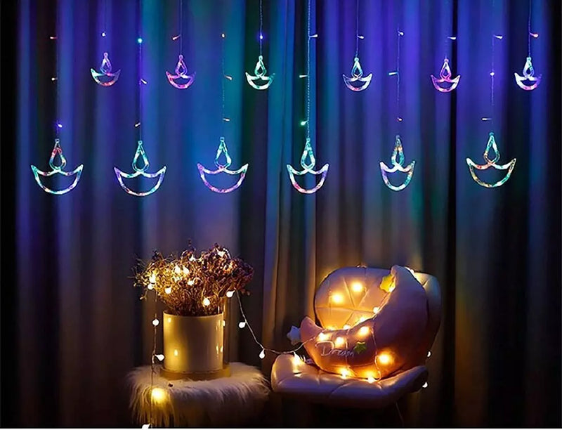 6 + 6 Diya Lights