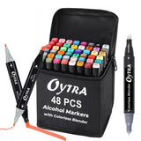 Dual Tip Colourful Art Markers  48 Colours