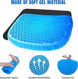 Egg Seater Gel Cushion, Seat Flex Pillow, Gel Silicon Seat Cushion Pad for Car