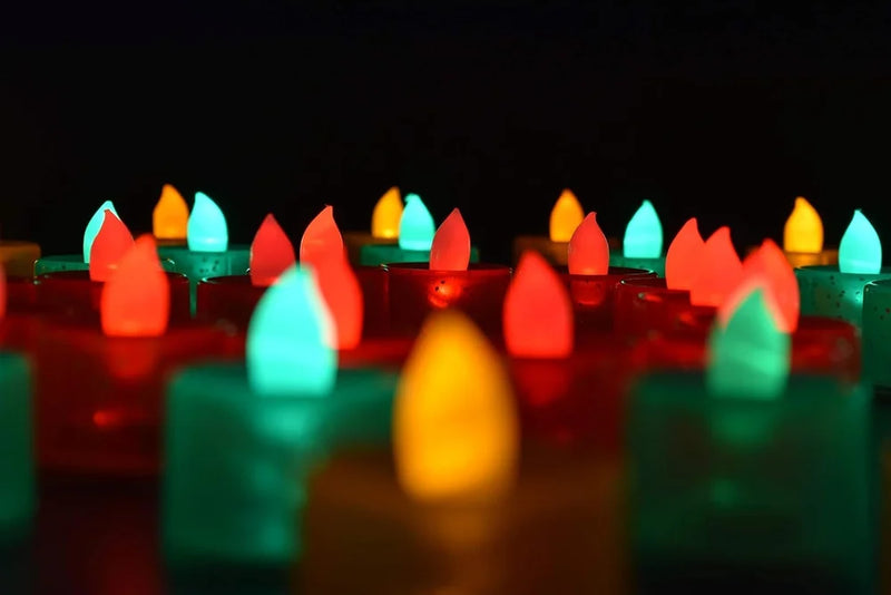 Led Diya Candle Light 24 Piece box