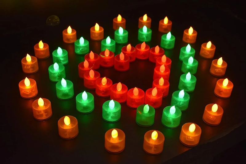 Led Diya Candle Light 24 Piece box