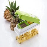 12 In 1 Nicer Dicer Unbreakable Food Grade Body, Easy Push to Clean Button Slicer Dicer, Chopper