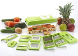 12 In 1 Nicer Dicer Unbreakable Food Grade Body, Easy Push to Clean Button Slicer Dicer, Chopper