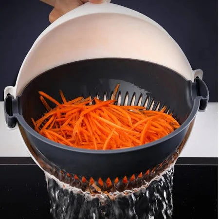 Premium 9 In 1 Wet Basket Vegetable Cutter Chopper