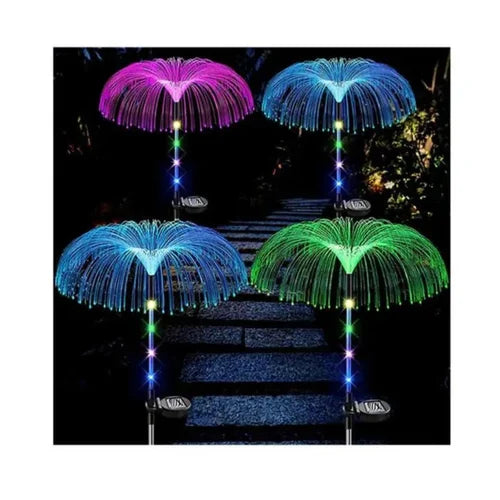 Solar Jellyfish Light, Solar Garden Light Outdoor Jellyfish Shape Solar Yard Lights Decorative (4 piece)